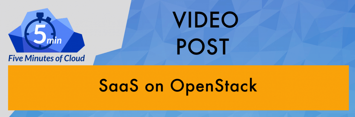 Saas on OpenStack (Software-as-a-Service)