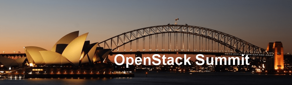 Sydney Harbor, the locations of the fall 2017 Sydney OpenStack Summit.